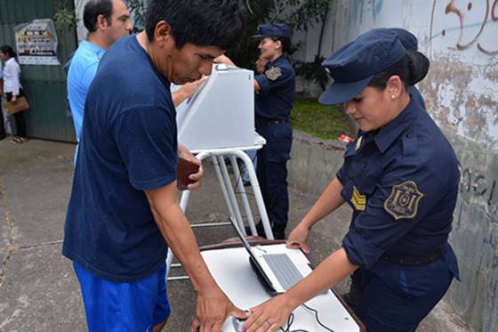 Operativo de Seguridad para el partido amistoso entre Gimnasia y Tiro y Juventud Antoniana