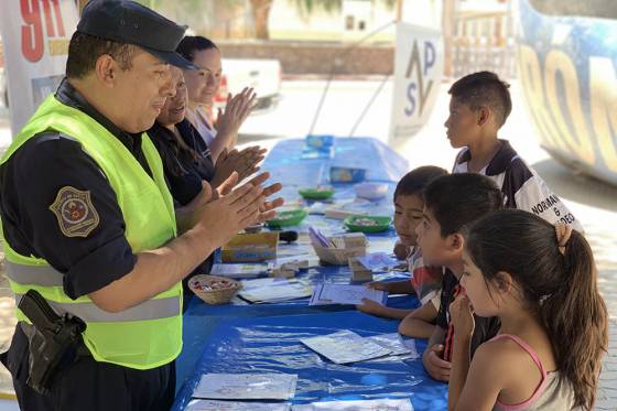 Seguridad realizó una campaña preventiva en Molinos