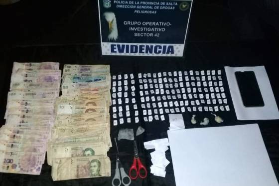 Intenso trabajo contra el narcotráfico con decomiso y detenciones