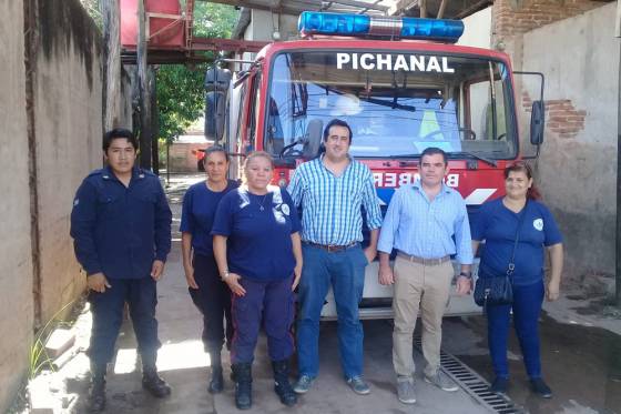 Defensa Civil supervisó los cuarteles de Bomberos Voluntarios en Orán