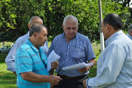 El presidente de Aguas del Norte recorrió obras en Alto Molino