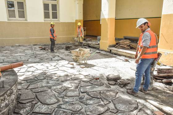 Obras de refacción integral en la escuela General Manuel Belgrano