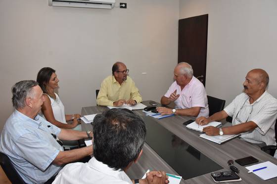 Reuniones del gabinete del Ministerio de Infraestructura con intendentes y legisladores