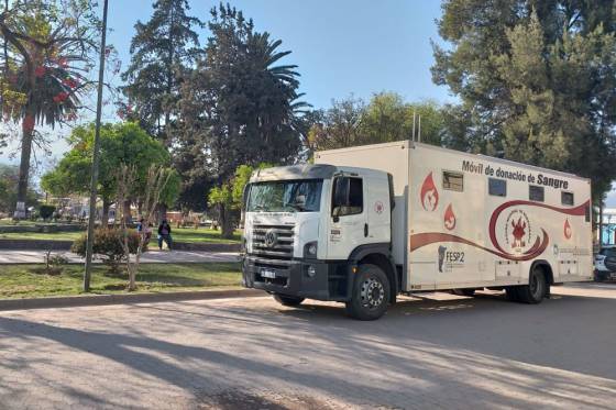 Colecta de sangre para transfusión en La Viña