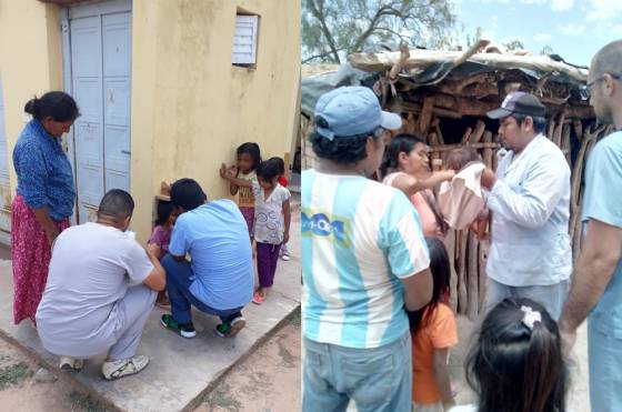 Intensifican las acciones sanitarias en la zona de emergencia de la Provincia