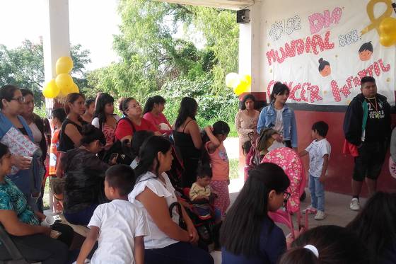 En Villa Asunción se brindó información sobre cáncer infantil