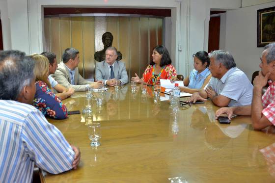 Marocco recibió a concejales y autoridades escolares del departamento General Güemes