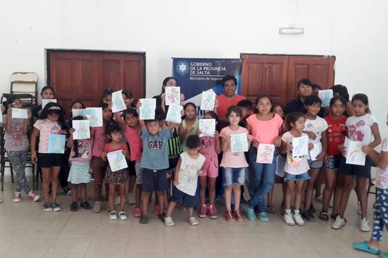 Chicos de diferentes barrios aprendieron sobre los perjuicios que causan las adicciones