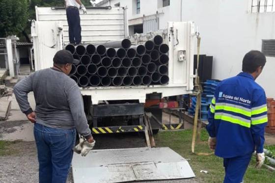 Aguas del Norte trabaja en la reparación de un acueducto en San Antonio de los Cobres