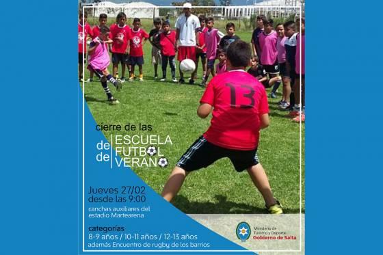 Cierre de las Escuelas de Fútbol de Verano