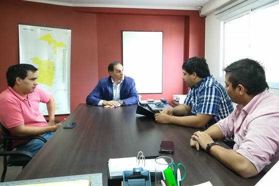 Saeta recibió a representantes del departamento Cerrillos