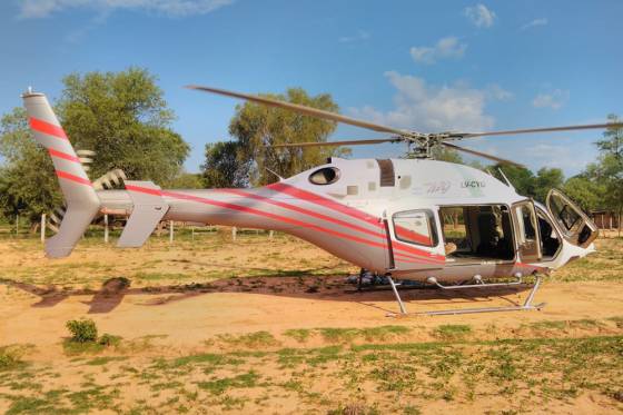 Se intensifica la asistencia aérea en parajes de municipios del norte