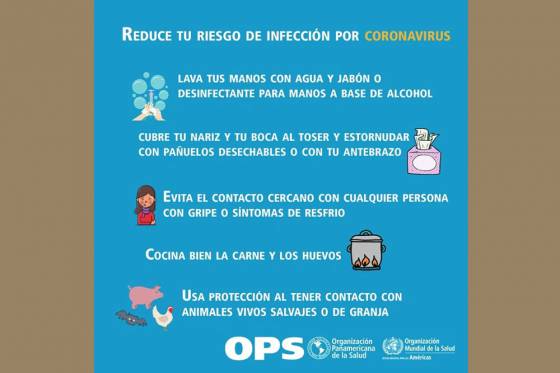 Recomendaciones de Salud Pública para prevenir infecciones por coronavirus