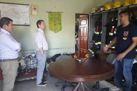 Defensa Civil supervisó cuarteles de bomberos voluntarios en los Valles Calchaquíes