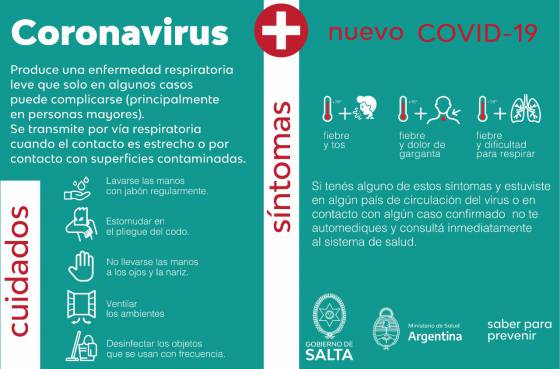 Recomendaciones de Salud Pública para prevenir infecciones por coronavirus