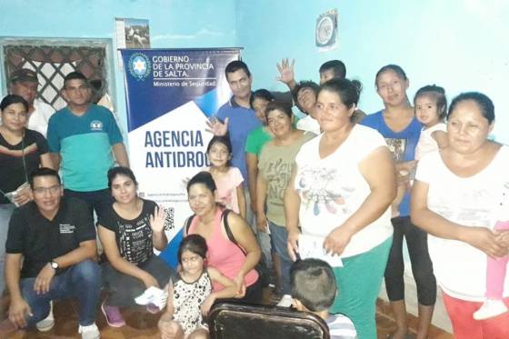 Vecinos de Güemes participaron de una actividad preventiva de la Agencia Antidrogas