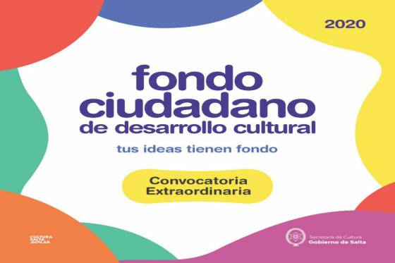 Convocatoria Extraordinaria del Fondo Ciudadano de Desarrollo Cultural