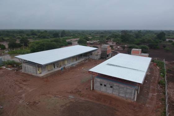 Sigue la construcción del nuevo edificio de nivel medio para El Ocular