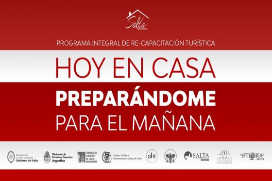 Capacitación en Turismo “Hoy en casa, preparándome para el mañana”