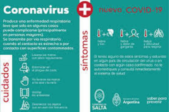 Coronavirus en Salta: A la fecha los estudios realizados son 247 y se mantienen 2 casos en estudio