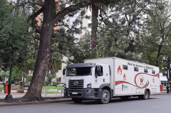 Hoy se hará una nueva colecta de sangre en la plaza Belgrano