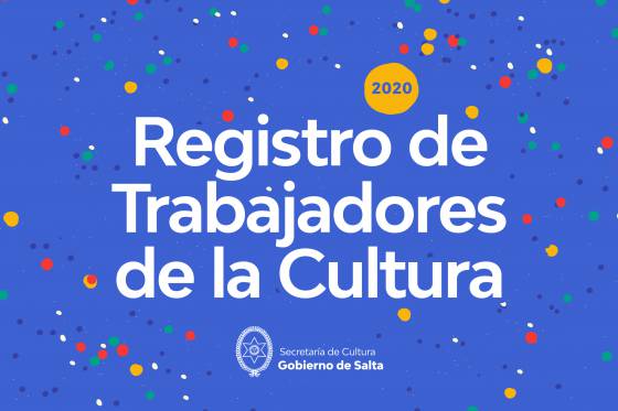 Lanzan el Registro Provincial de Trabajadores de la Cultura