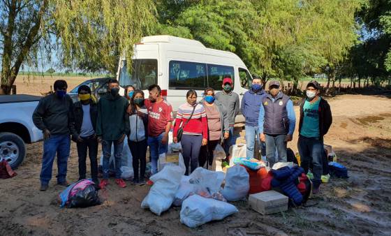 La Provincia coordinó un operativo de abastecimiento a familias de comunidades aisladas