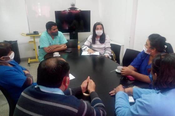 Autoridades de Salud Pública mantuvieron reunión con ATE y ATSA en Cafayate