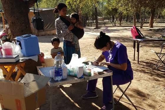 Intensa actividad de equipos sanitarios en comunidades del norte