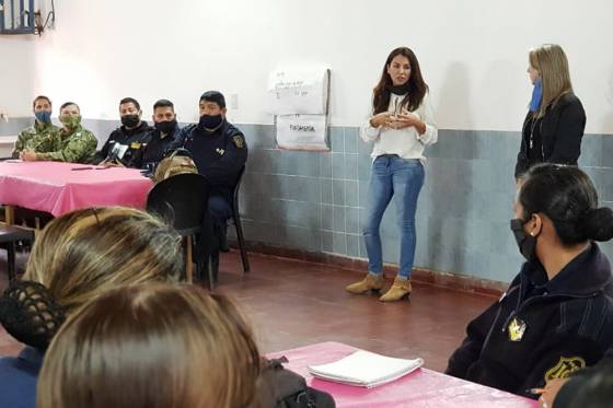 Se articularon acciones con agentes de seguridad para el abordaje de situaciones de violencia