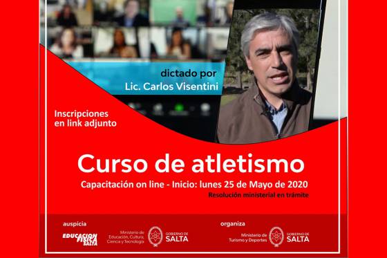 Deportes abre las inscripciones a toda la provincia para un curso de atletismo online