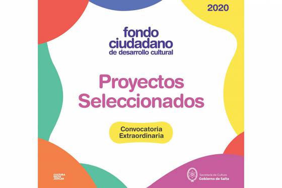 Fondo de Desarrollo Cultural: 120 personas seleccionadas en esta convocatoria extraordinaria