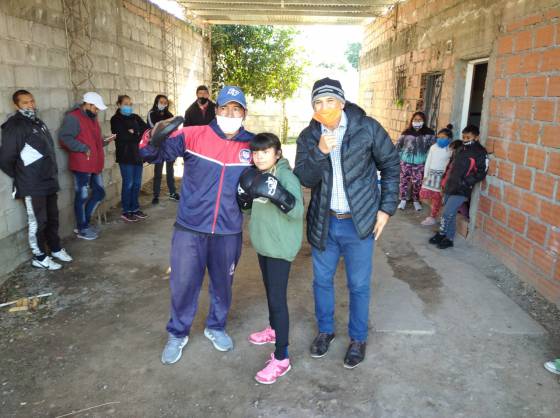 El barrio Unión suma un nuevo espacio deportivo para niños y jóvenes