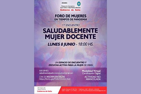 Talleres de salud mental dirigido a mujeres docentes de la ciudad de Orán