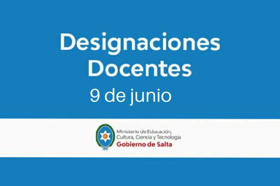 Designaciones de modalidad virtual para docentes de Nivel Primario e Inicial