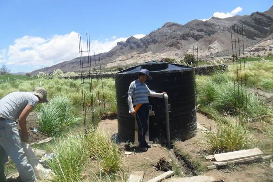 Avanza la ejecución de obras hídricas para el paraje El Golgota