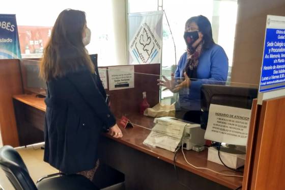 El Registro Civil habilitó su oficina en el Colegio de Abogados y Procuradores