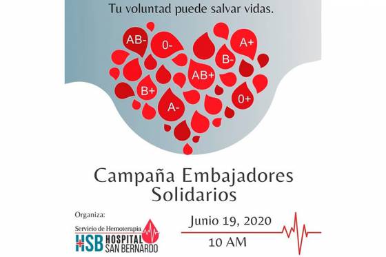 El hospital San Bernardo nombrará hoy embajadores de la donación de sangre