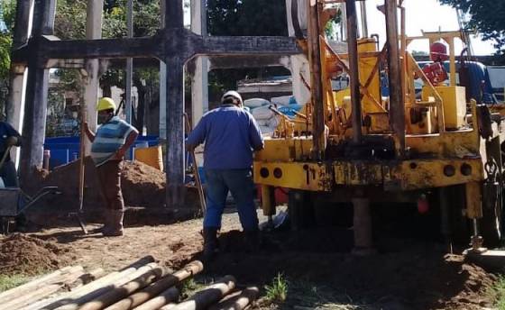 Avanzan las obras de pozos de agua en el norte provincial