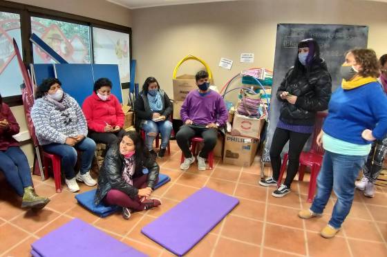 Agentes municipales de La Caldera se capacitaron en salud mental