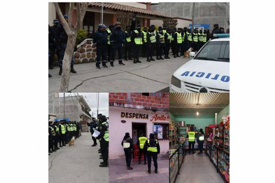 Con gran despliegue policial se intensificó el trabajo preventivo en La Merced