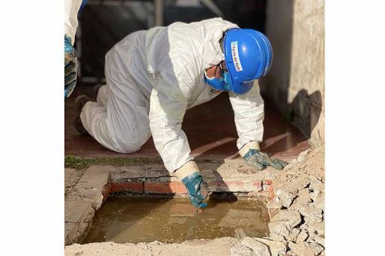 Nuevas intervenciones en redes de agua y cloacas en la zona sur de la Capital