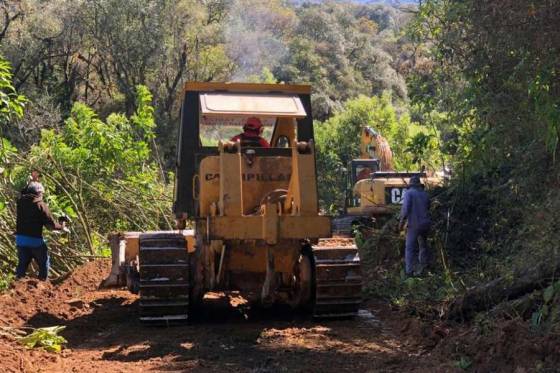 Vialidad Provincial trabaja en optimizar la ruta 7 a Los Toldos