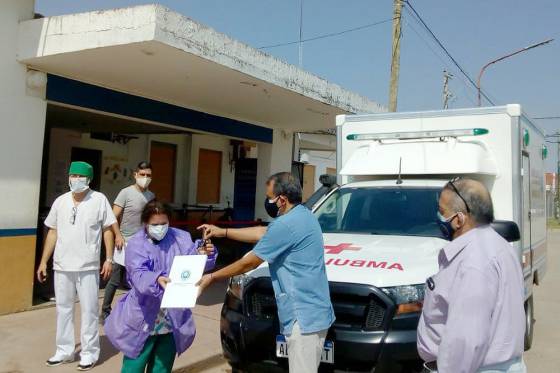 Nueva ambulancia para el área operativa de Colonia Santa Rosa