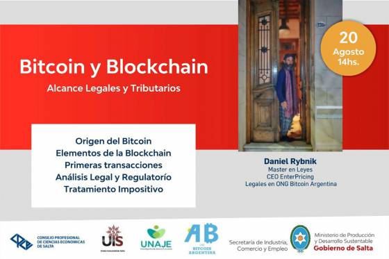 Se realizará una capacitación sobre tecnología Bitcoin y Blockchain