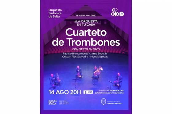 Concierto de Trombones por integrantes de la Orquesta Sinfónica de Salta