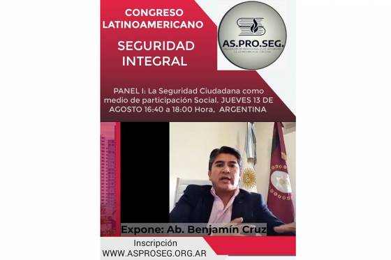 Salta participó del Congreso Latinoamericano sobre seguridad integral