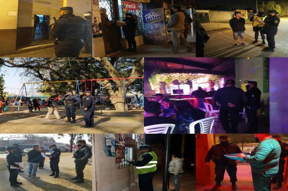 Policías controlaron el cumplimiento de protocolos de seguridad sanitaria en más de mil comercios