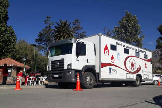 Colecta de sangre en Cafayate