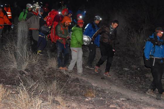 Exitoso rescate de Analía Ibáñez tras doce horas de descenso